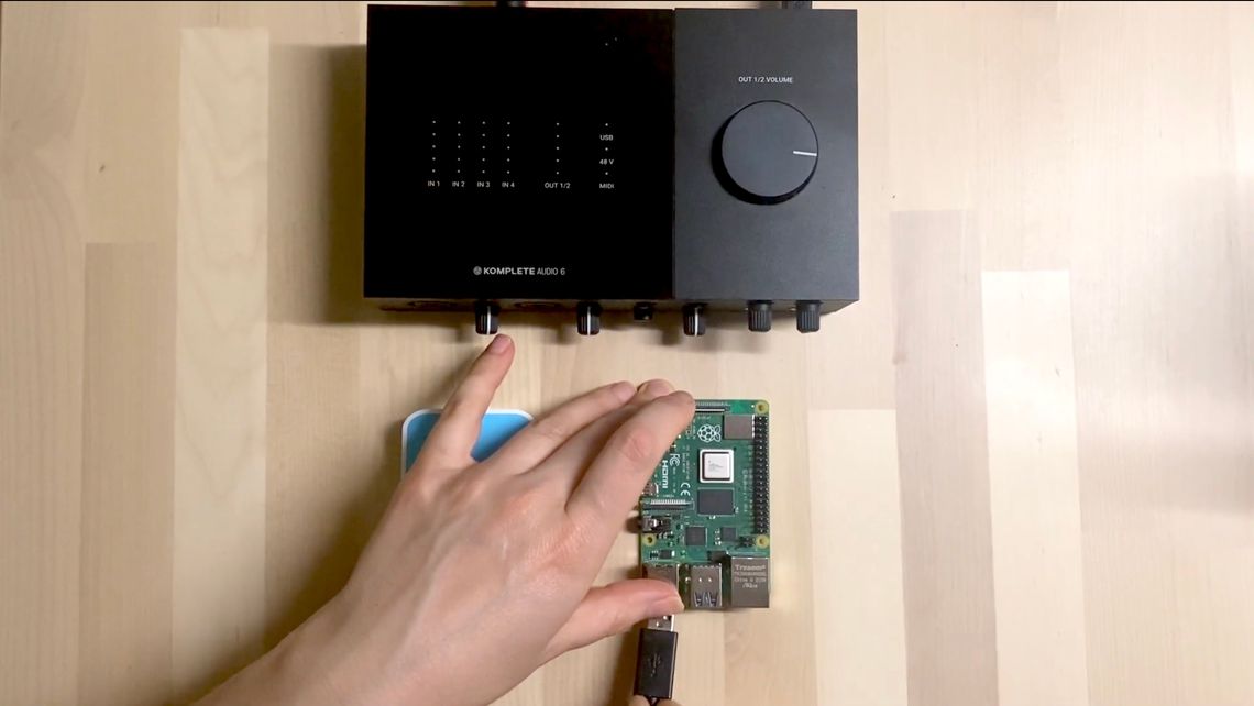 Make an LED Strip peak volume meter with RNBO on the Raspberry Pi