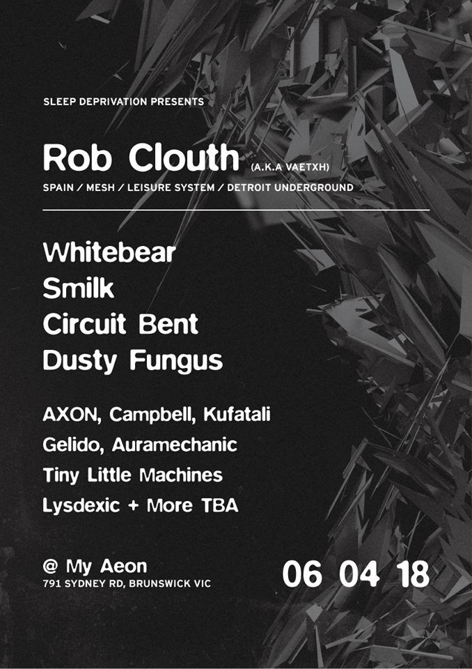 Supporting Rob Clouth // Vaetxh (UK) April 6, 2018